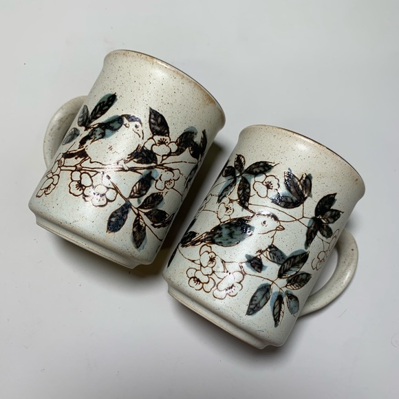 Set of 3 Beautiful Bird / Floral Mugs - Picture 7 of 7